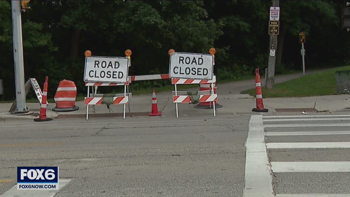 Drivers use Gordon Park trails to dodge road closure